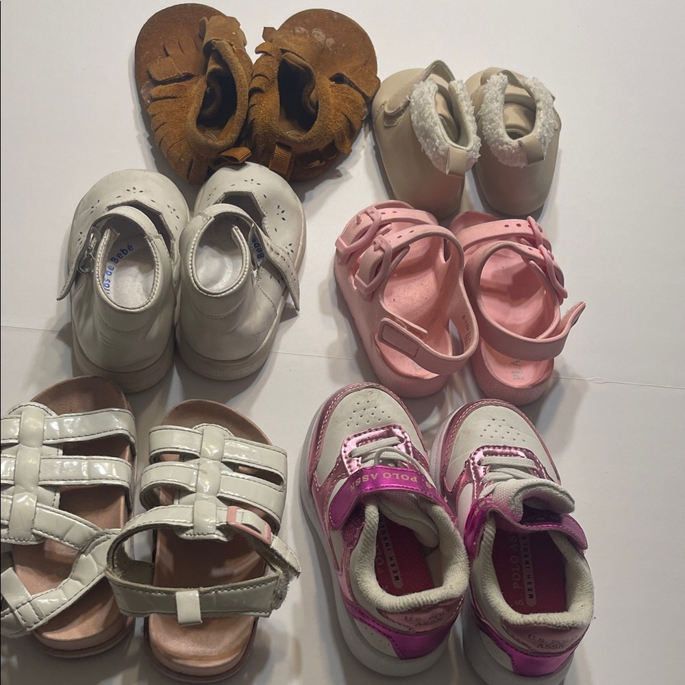 Pink and White Baby‎ Sneakers